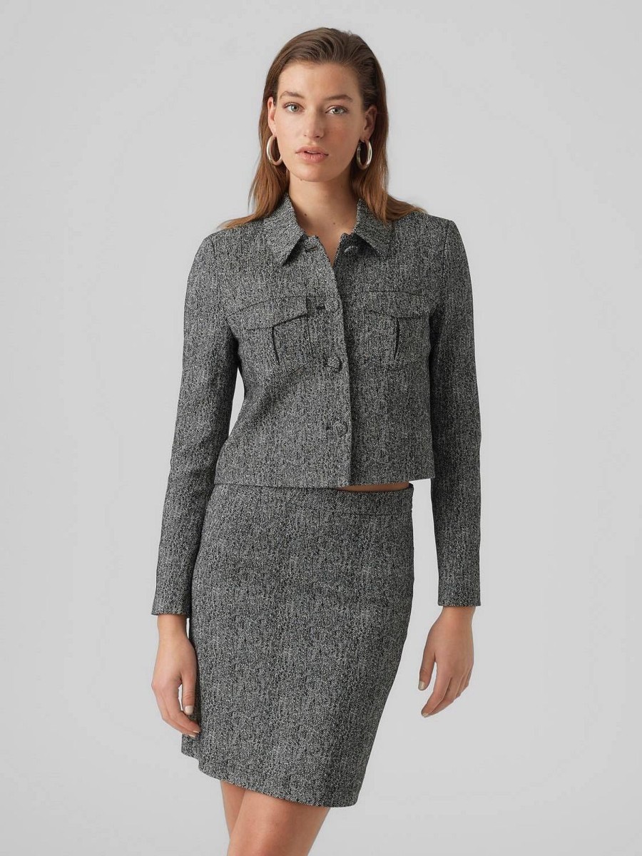 Donna VERO MODA Giacche E Blazer | Gracelynn Short Blazer - Giacca Corta Con Tasche