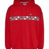 Uomo TOMMY HILFIGER Felpe | Tape Hoodie - Felpa Nastro Iconico