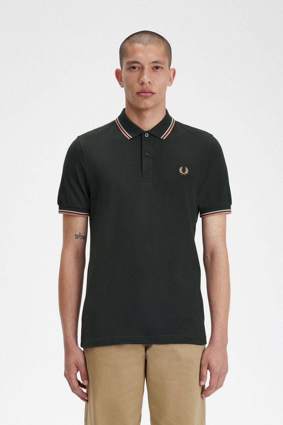 Uomo FRED PERRY Polo | Polo Manica Corta Slim Fit