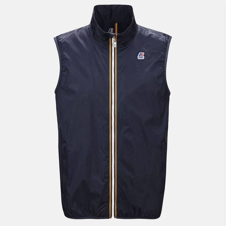 Uomo KWAY Giubbotti E Cappotti | Valen Nylon Jersey Bodywarmer - Gilet