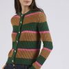 Donna CAFE' NOIR Pullover E Cardigan | Cardigan A Righe Multicolore