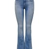 Donna ONLY Denim Jeans | Blush Life Mid Flared Denim - Jeans