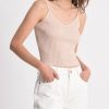 Donna MOLLY BRACKEN Maglie E Top | Ladies Knitted Tank Top - Canotta A Costine