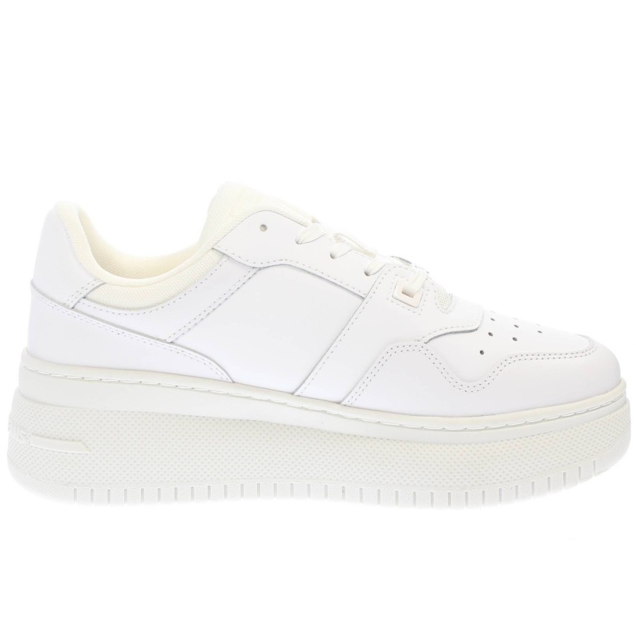 Donna TOMMY HILFIGER Sneakers | Retro Basket - Sneakers Platform In Pelle