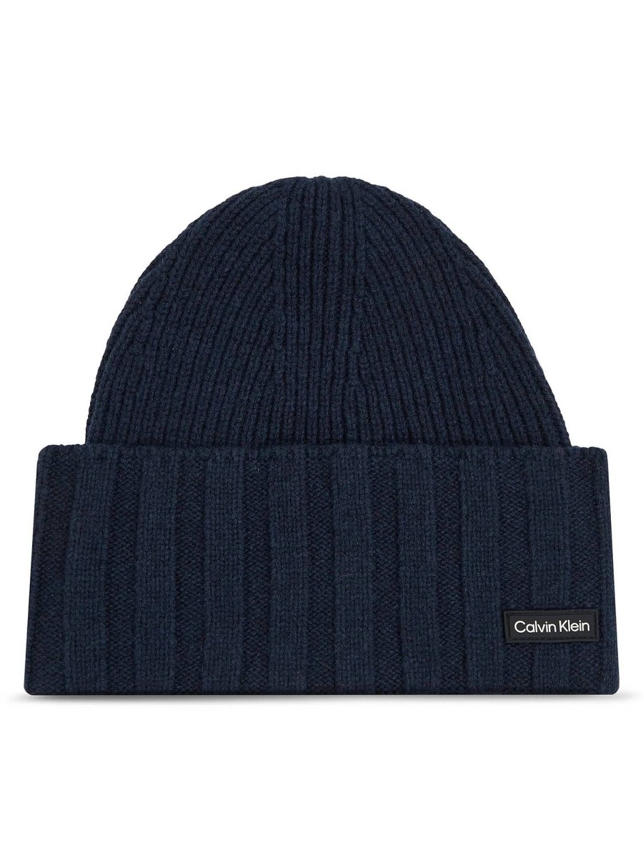 Uomo CALVIN KLEIN JEANS Cappelli | Elevated Rib Beanie - Berretto Con Risvolto