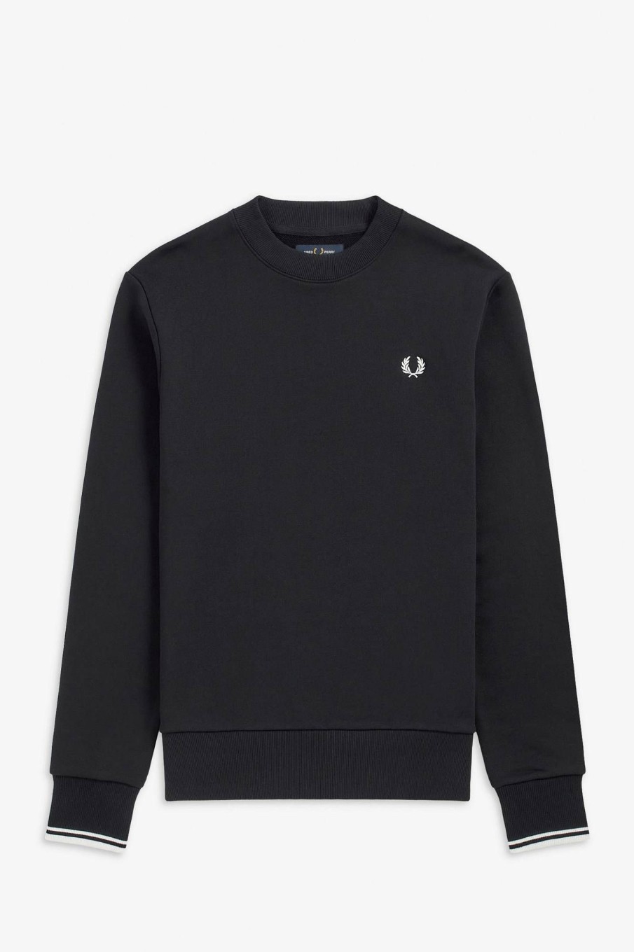 Uomo FRED PERRY Felpe | Felpa Girocollo Misto Cotone