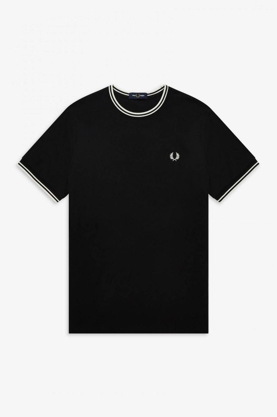 Uomo FRED PERRY T-Shirts | T-Shirt Con Doppia Riga