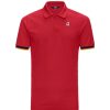 Uomo KWAY Polo | Vincent Contrast - Polo A Manica Corta