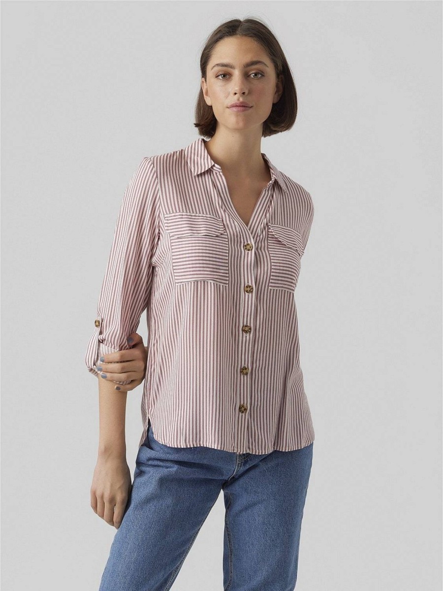 Donna VERO MODA Camicie | Bumpy L/S Shirt - Blusa