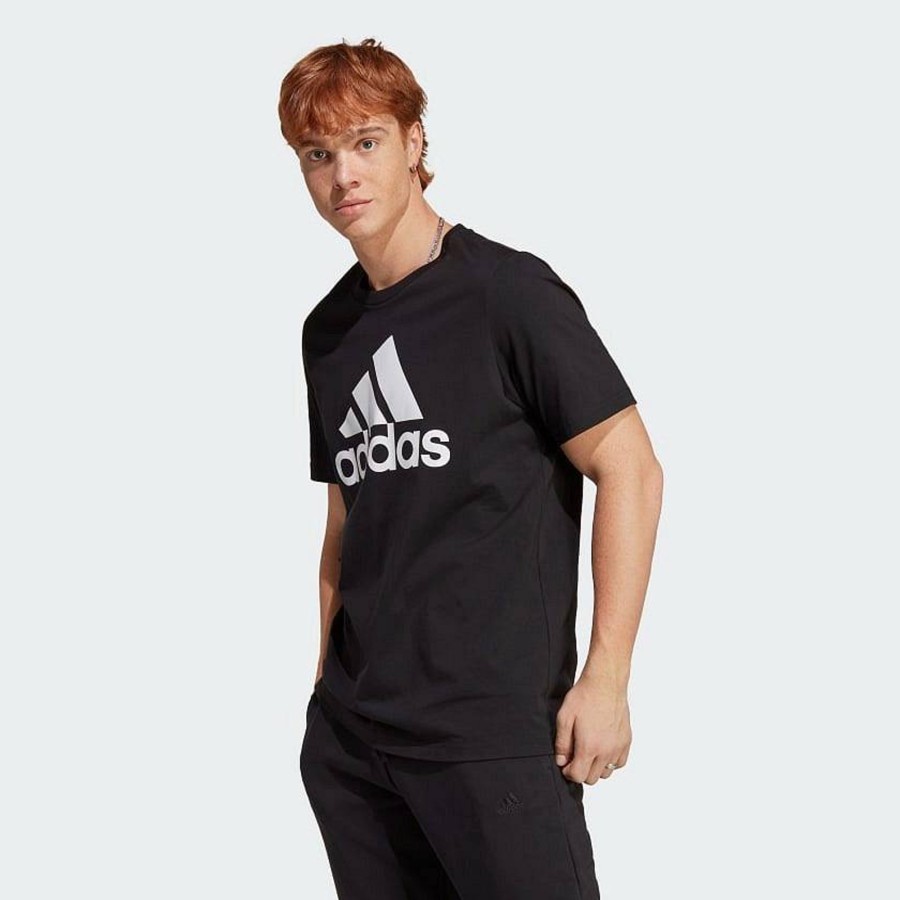 Uomo ADIDAS T-Shirts | Essentials Single Jersey - Tee Big Logo