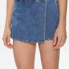 Donna CALVIN KLEIN JEANS Shorts | Wrap Skort Denim - Gonna Pantalone