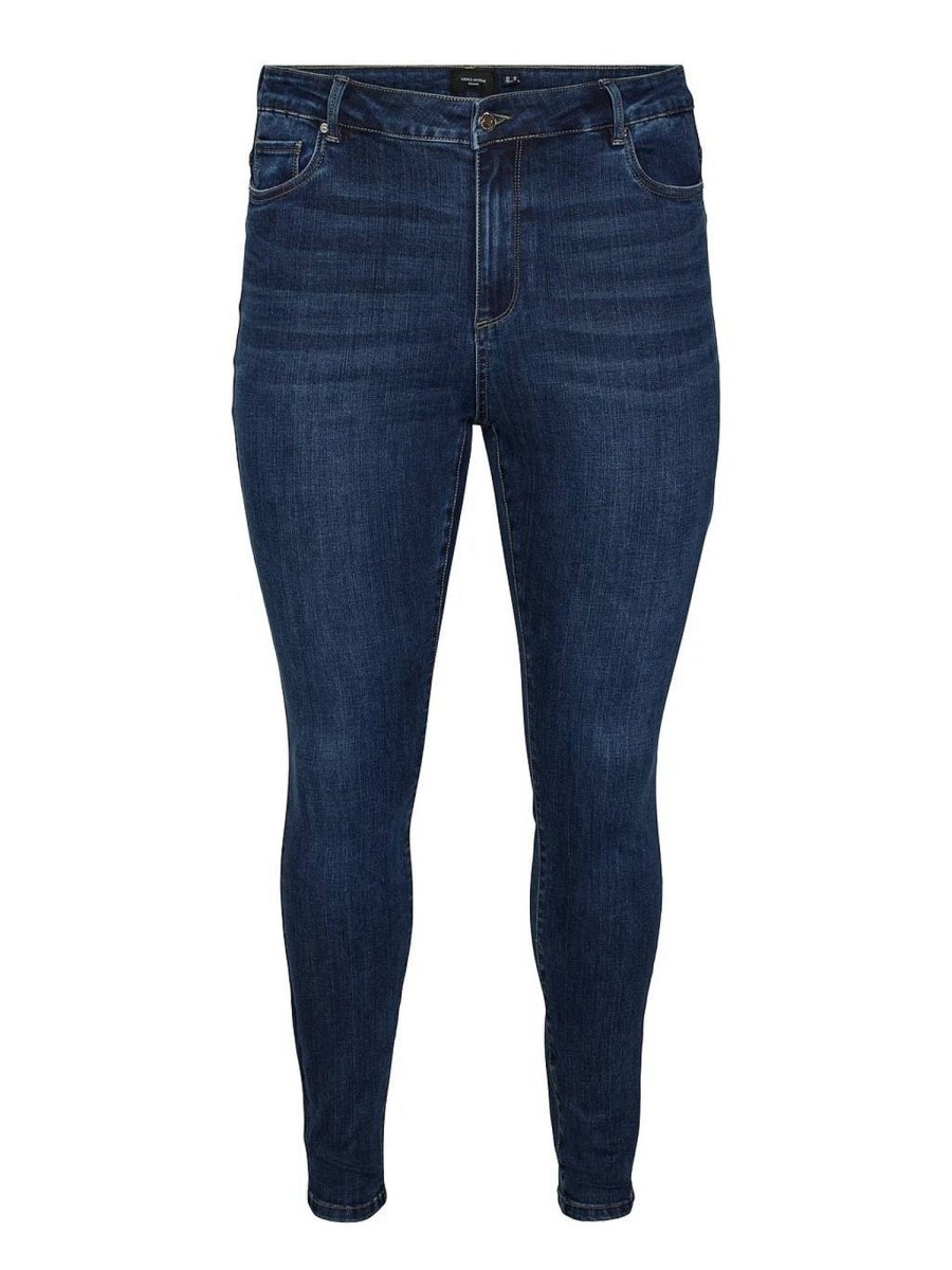 Donna VERO MODA Denim Jeans | Phia Hr Skinny Curve - Jeans A Vita Alta