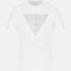 Uomo GUESS T-Shirts | Shiny Gel Triangle Tee - T-Shirt Logo