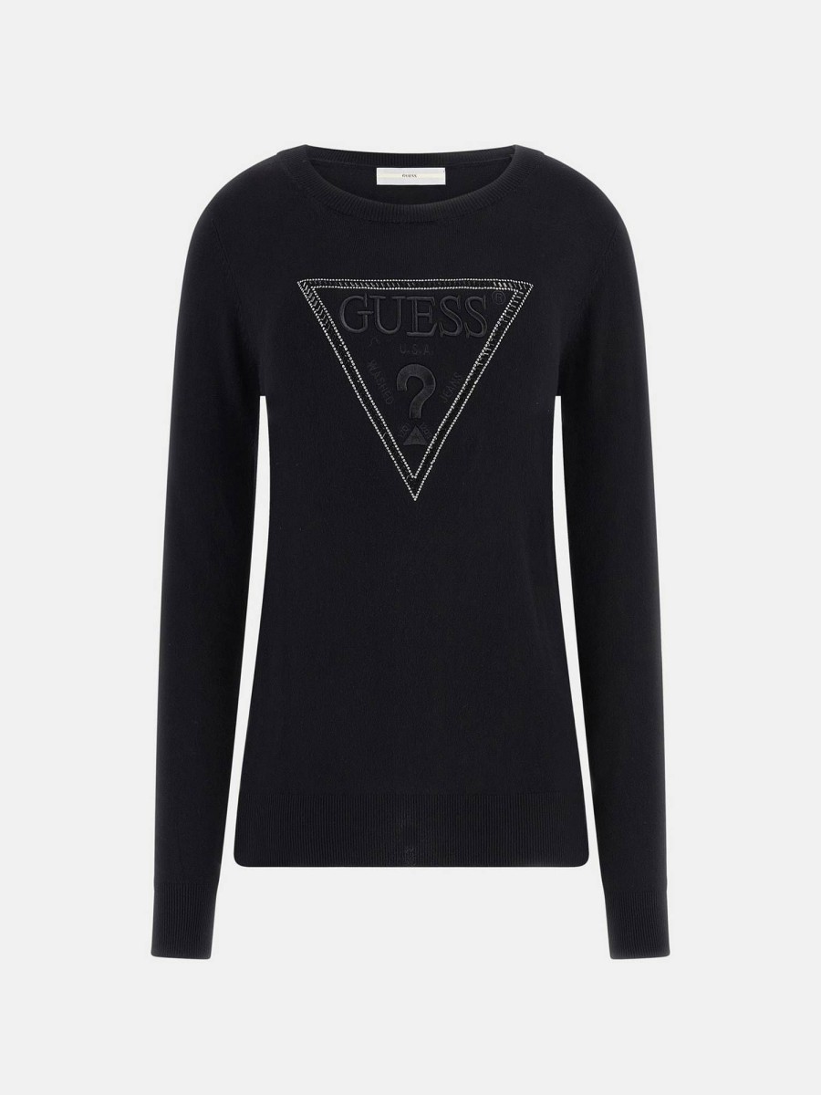 Donna GUESS Pullover E Cardigan | Diane Triangle Logo Sweater - Maglia