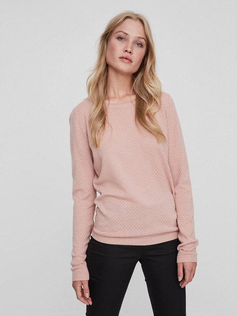 Donna VERO MODA Pullover E Cardigan | Care Structure O Neck - Pullover