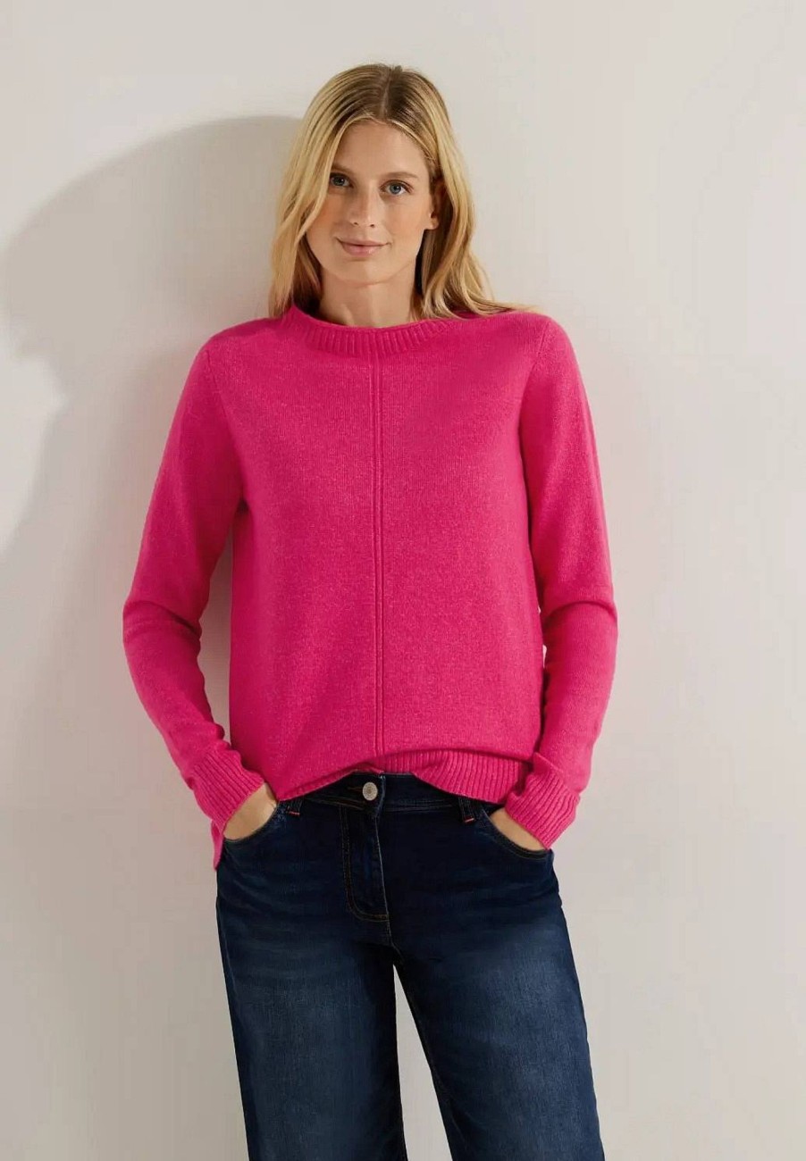 Donna CECIL Pullover E Cardigan | Cosy High Round Neck - Pullover