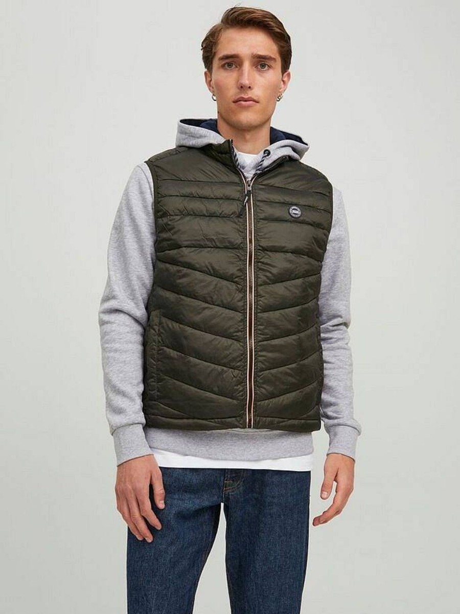 Uomo JACK & JONES Giubbotti E Cappotti | Hero Bodywarmer Collar - Gilet Imbottito