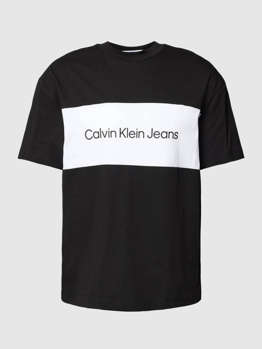 Uomo CALVIN KLEIN JEANS T-Shirts | Blocking Tee - T-Shirt Con Stampa