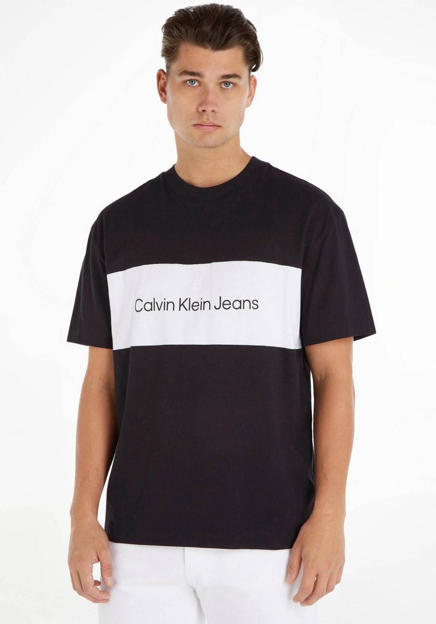 Uomo CALVIN KLEIN JEANS T-Shirts | Blocking Tee - T-Shirt Con Stampa