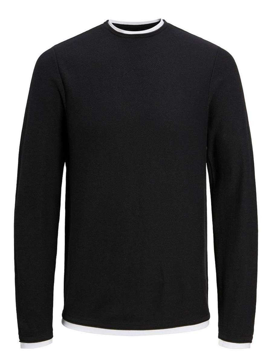 Uomo JACK & JONES Maglieria | Jortwinn Knit Crew Neck Sn - Maglia Girocollo