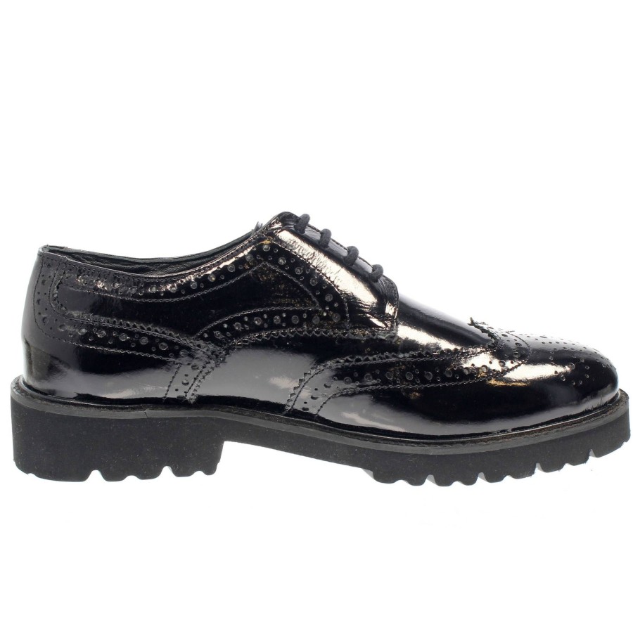 Donna RAME Stringate | Beverly - Stringate Brogue In Pelle Vernice