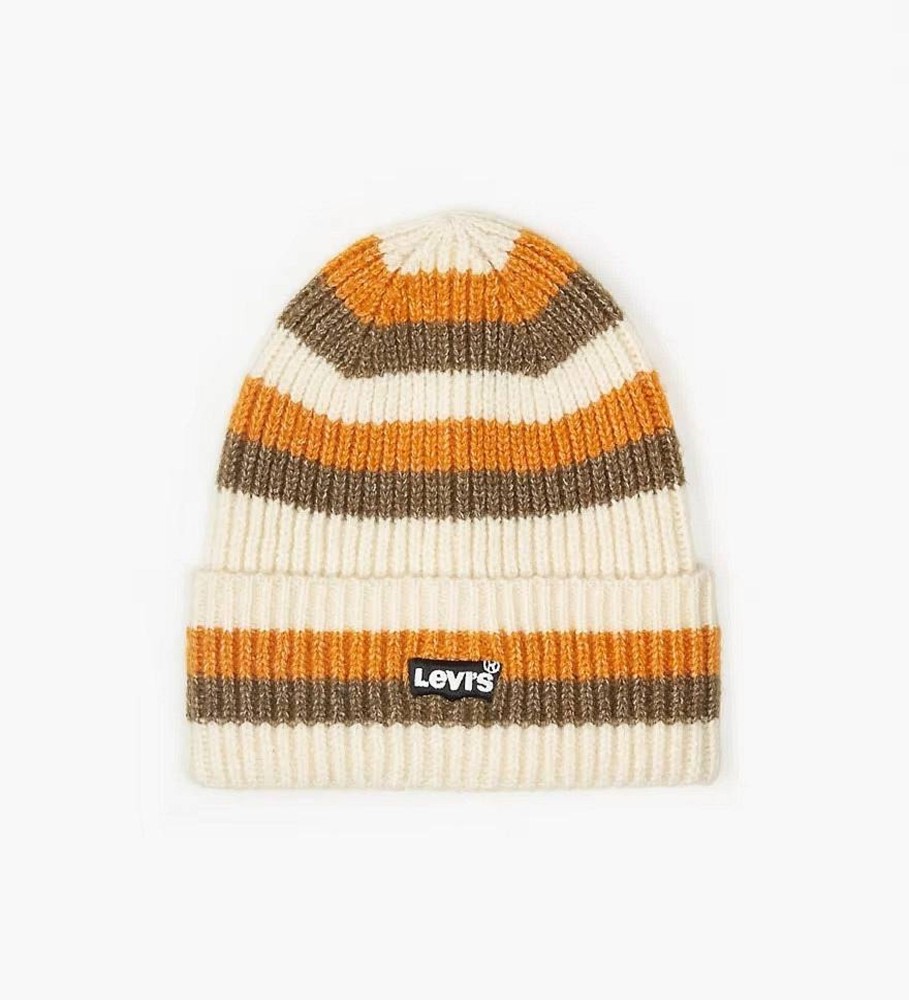 Uomo LEVI'S Cappelli | Essential Ribbed Batwing Beanie - Berretto Mini Logo