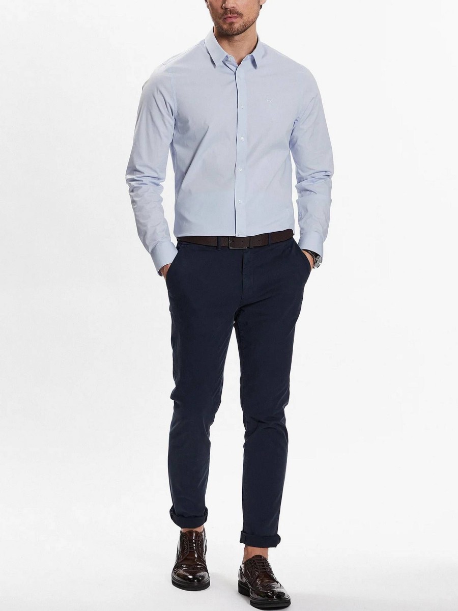 Uomo CALVIN KLEIN MENSWEAR Camicie | Poplin Stretch Slim Shirt