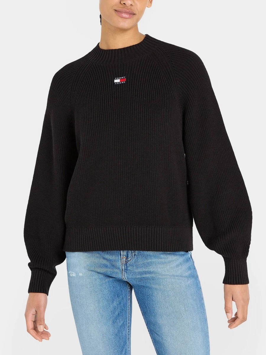 Donna TOMMY HILFIGER Pullover E Cardigan | Tjw Badge Mockneck Sweater - Maglione