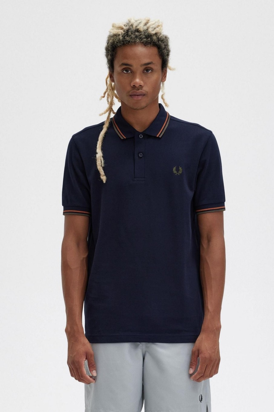 Uomo FRED PERRY Polo | Polo Manica Corta Slim Fit