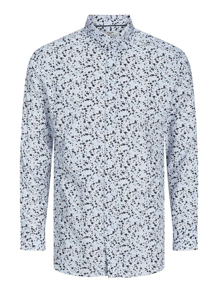 Uomo JACK & JONES Camicie | Jprblascandic Print Shirt L/S - Camicia Slim Fit