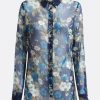 Donna GUESS Camicie | Ls Clouis Shirt - Camicia Stampa Floreale