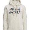 Uomo JACK & JONES Felpe | Becs Shape Sweat Hood - Felpa Con Cappuccio