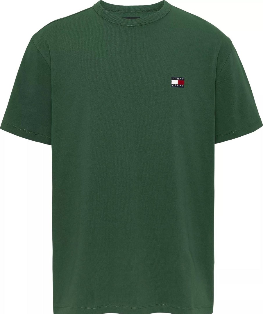 Uomo TOMMY HILFIGER T-Shirts | Reg Badge Tee Ext - T-Shirt Con Logo