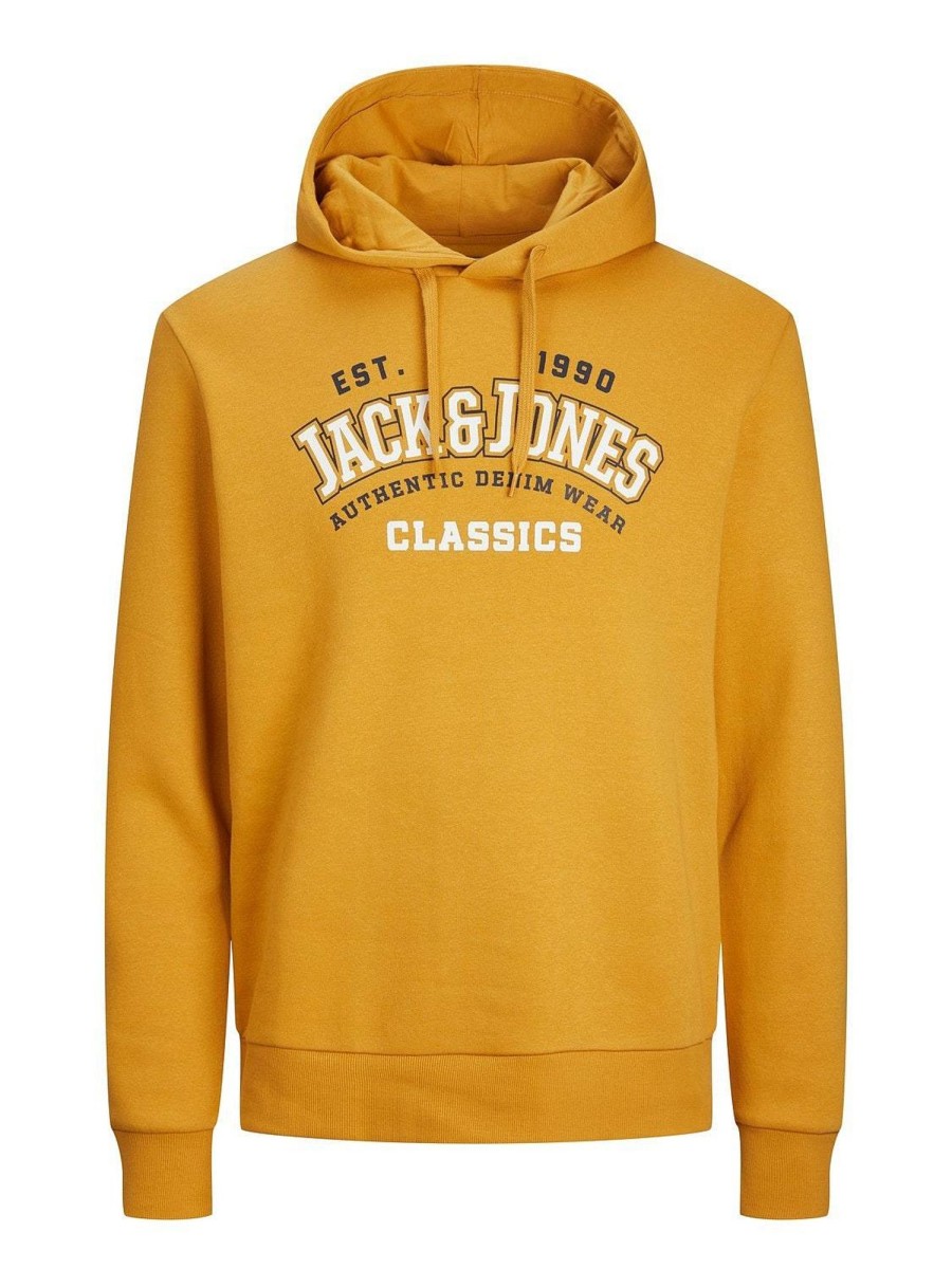 Uomo JACK & JONES Felpe | Logo Sweat Hood - Felpa Con Cappuccio