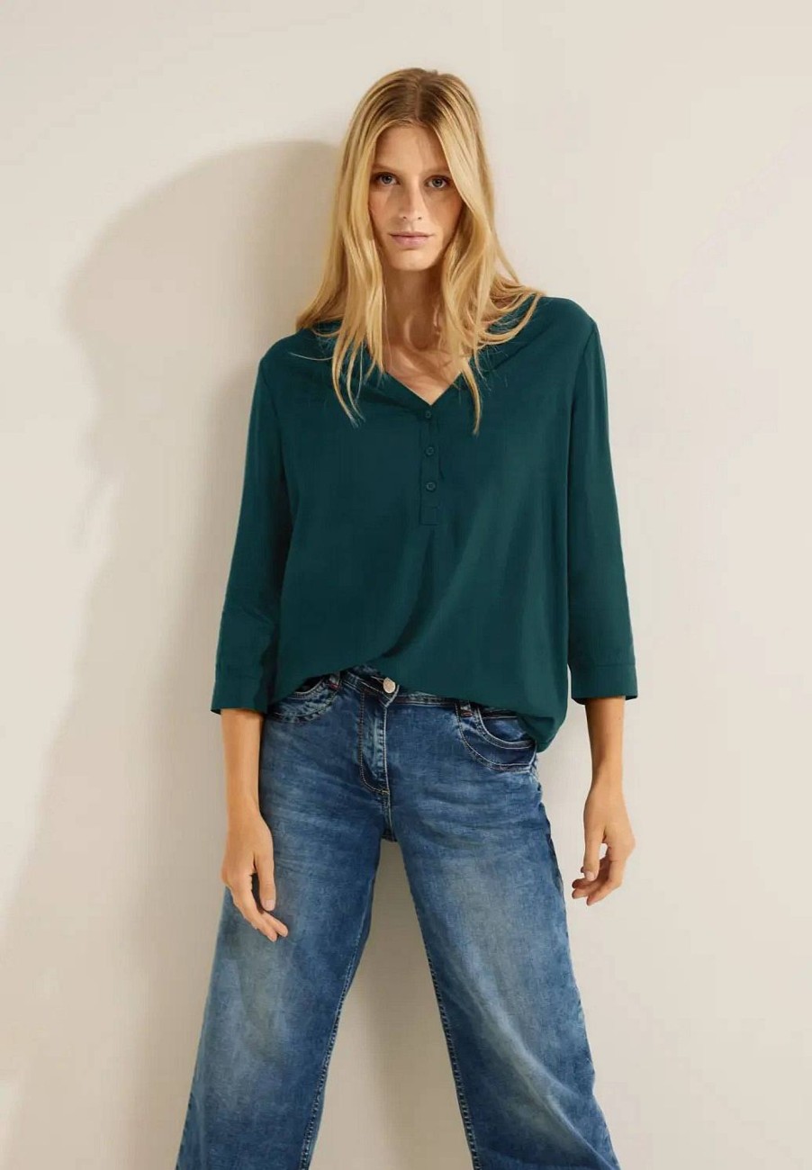 Donna CECIL Camicie | Solid Blouse - Blusa Con Maniche A 3/4