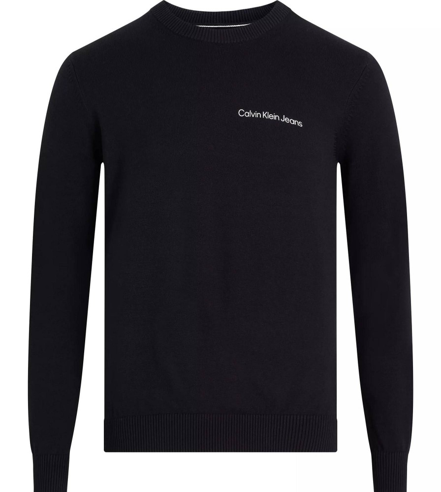 Uomo CALVIN KLEIN JEANS Maglieria | Istitutional Essential Sweater - Pullover Con Logo