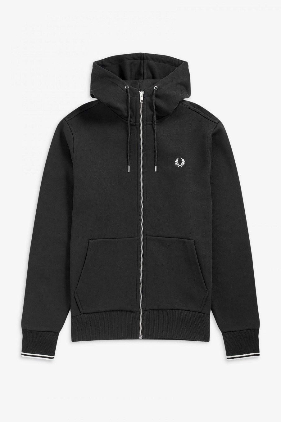 Uomo FRED PERRY Felpe | Felpa Cappuccio E Zip Intera