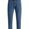 Uomo JACK & JONES Denim Jeans | Frank Leen Denim - Jeans Tapered Fit