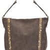 Donna LUMBERJACK Borse A Spalla | Paris - Borsa Hobo Ecopelle Scamosciata