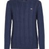 Uomo TOMMY HILFIGER Maglieria | Tjm Reg Cable Sweater - Maglione A Trecce