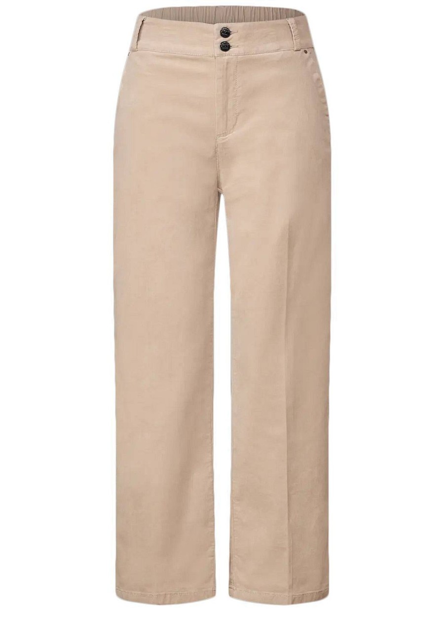 Donna STREET ONE Pantaloni | Corduroy Straight Leg - Pantaloni In Velluto 7/8