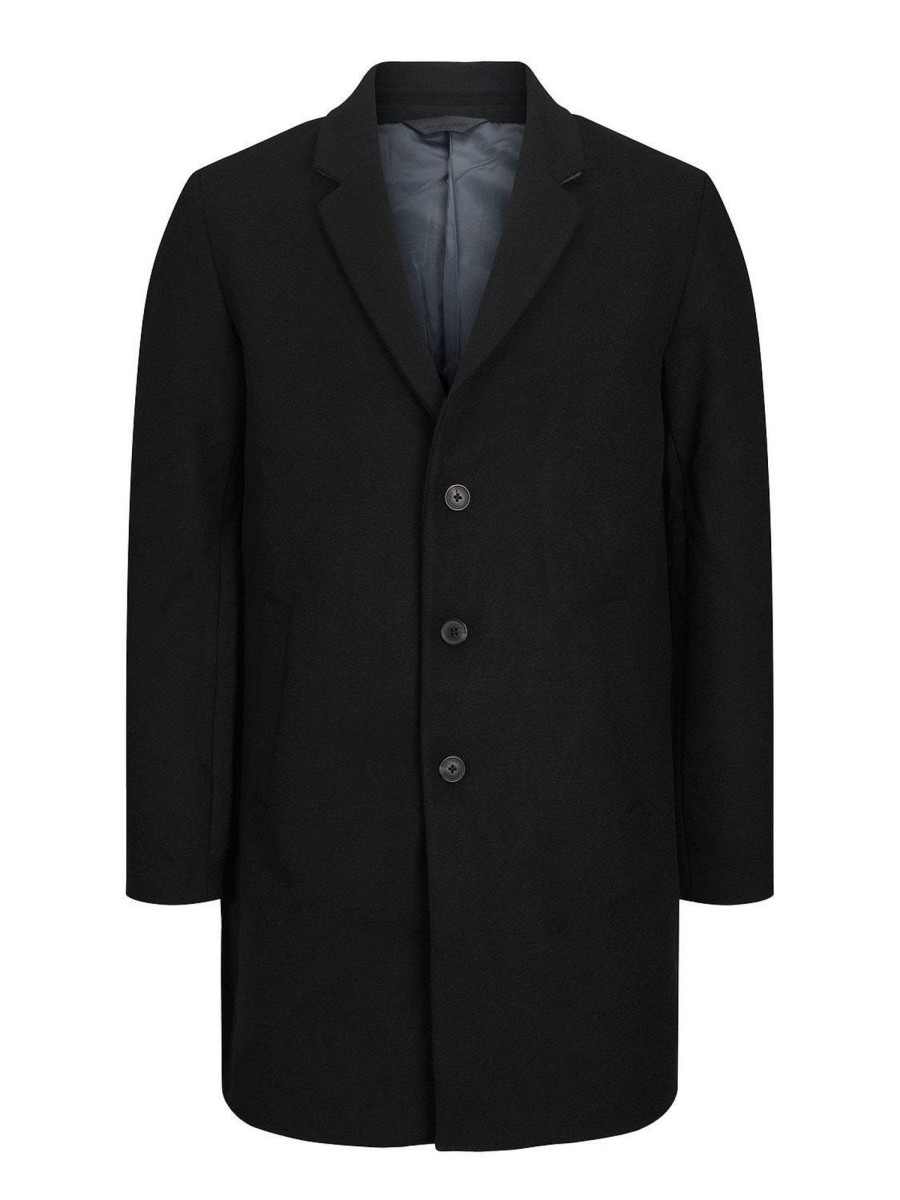 Uomo JACK & JONES Giubbotti E Cappotti | Morrison Wool Coat - Cappotto In Misto Lana