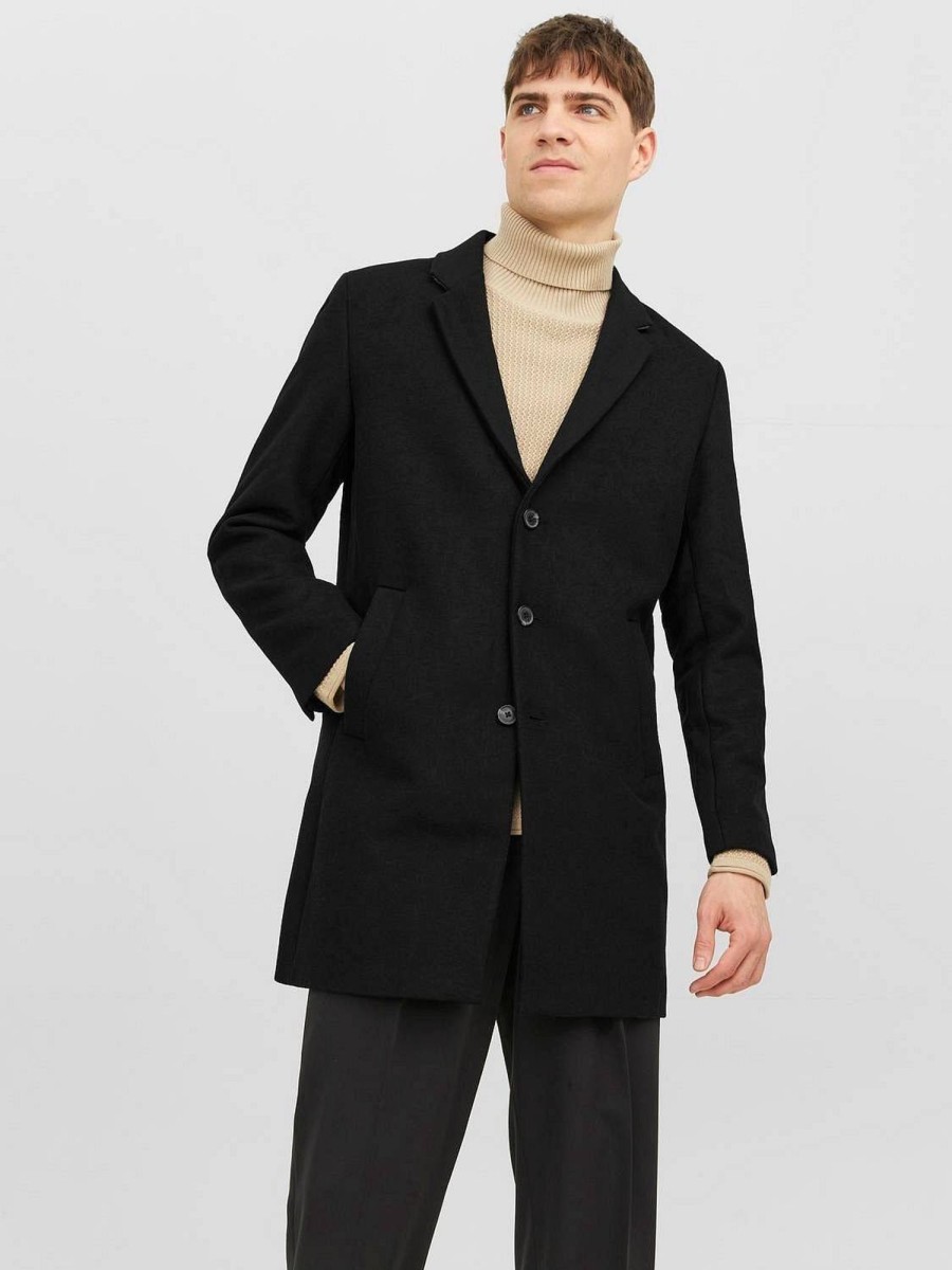 Uomo JACK & JONES Giubbotti E Cappotti | Morrison Wool Coat - Cappotto In Misto Lana