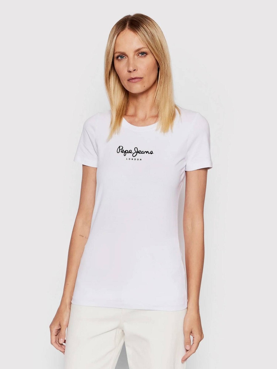 Donna PEPE JEANS T-Shirts | T-Shirt Mc New Virginia