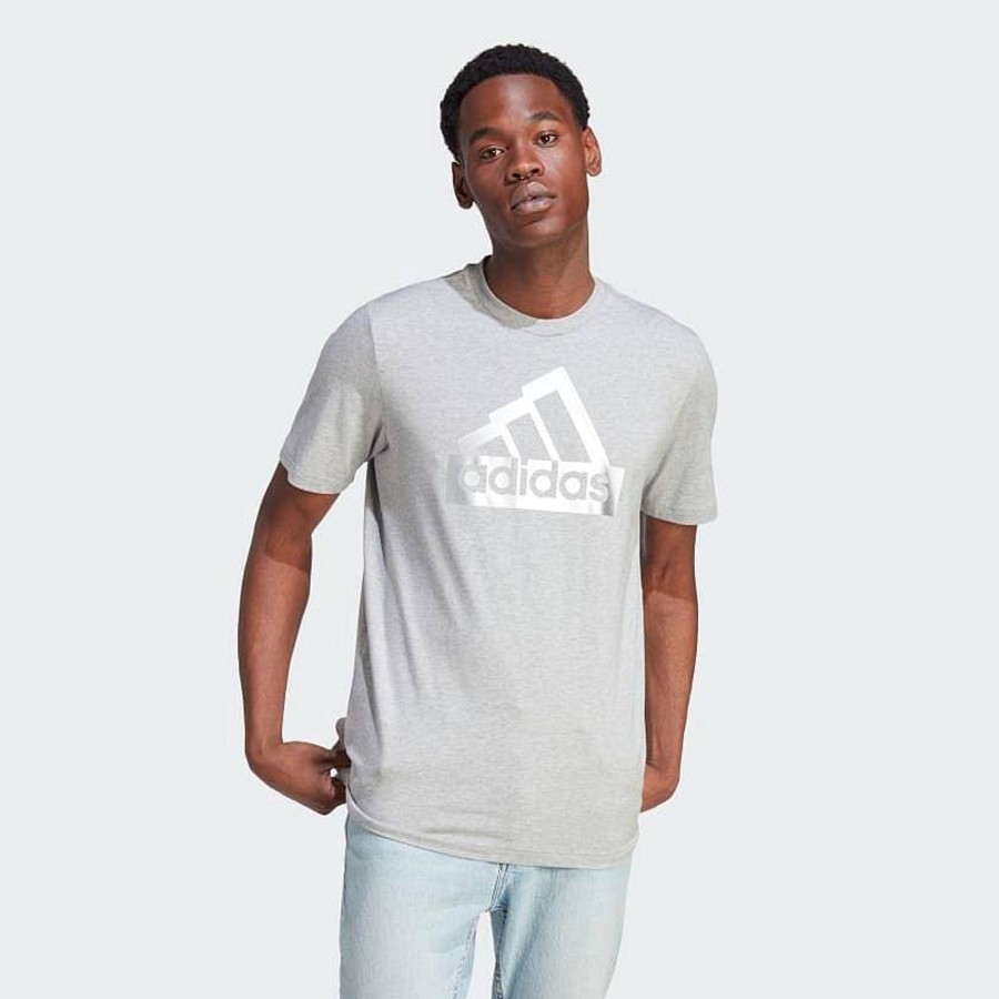 Uomo ADIDAS T-Shirts | Sportswear Future Icons Metallic -Tee Big Logo