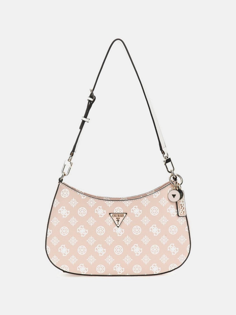 Donna GUESS Borse A Spalla | Noelle Top Zip Shoulder Bag - Borsa A Spalla Logo