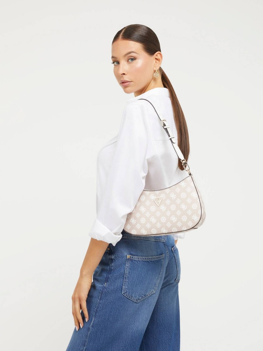 Donna GUESS Borse A Spalla | Noelle Top Zip Shoulder Bag - Borsa A Spalla Logo