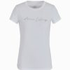 Donna ARMANI EXCHANGE T-Shirts | T-Shirt Con Logo Strass