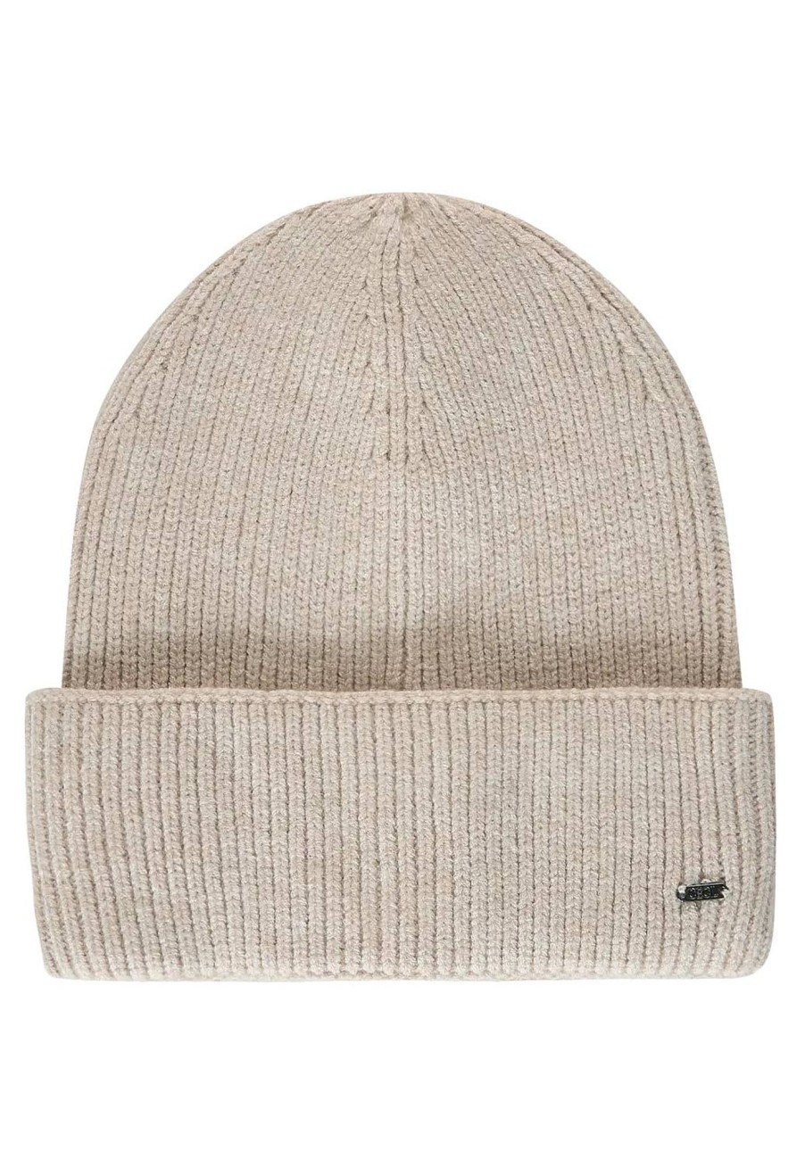 Donna CECIL Cappelli | Knit Cap - Berretto A Costine Con Risvolto