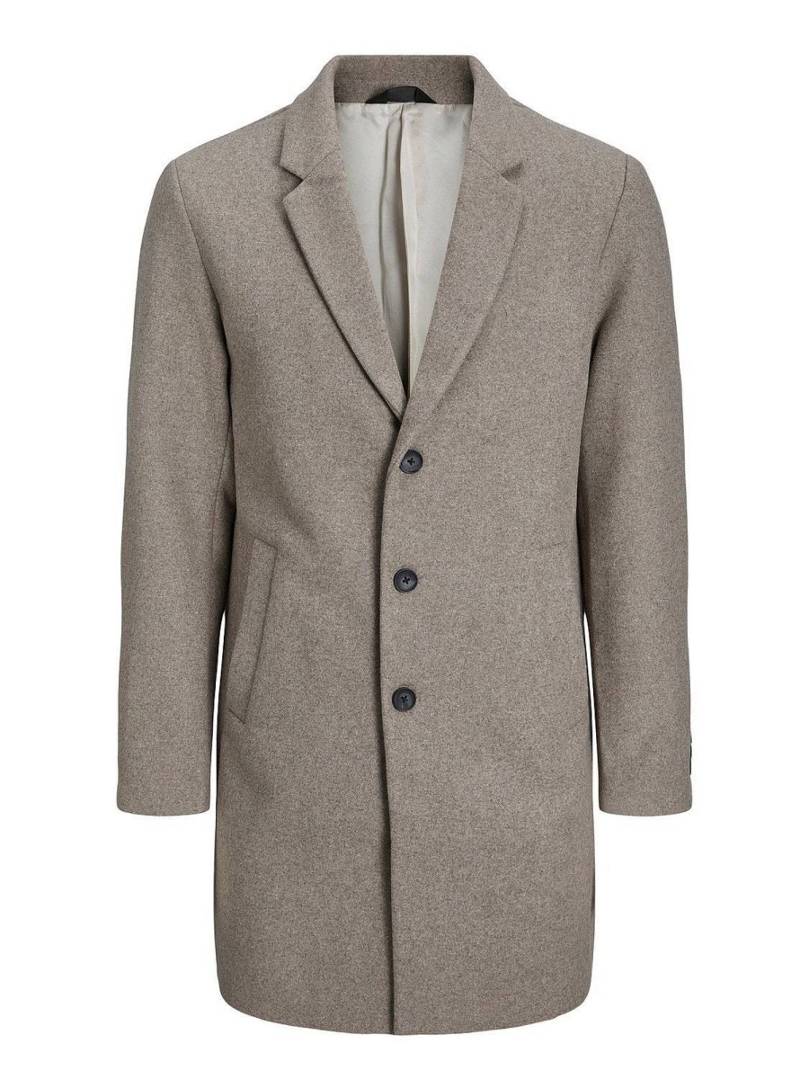 Uomo JACK & JONES Giubbotti E Cappotti | Morrison Wool Coat - Cappotto In Misto Lana